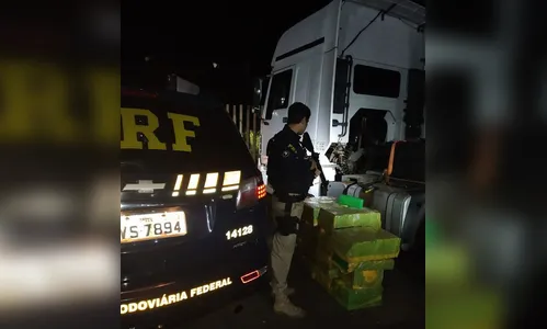 PRF apreende quase meia tonelada de maconha no PR