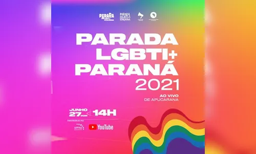 Parada LGBTI+ Paraná acontece neste domingo em Apucarana