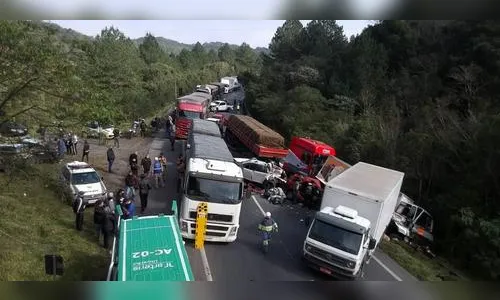 Sete pessoas ficam feridas em outro acidente no Litoral