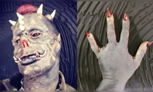 Tatuador de 44 anos amputa dedo para ter garras de demônio