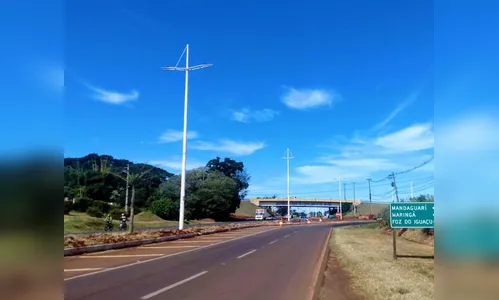Trecho de Extensão da Avenida Gaturamo recebe iluminação