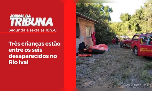 Três crianças estão entre os seis desaparecidos no Rio Ivaí