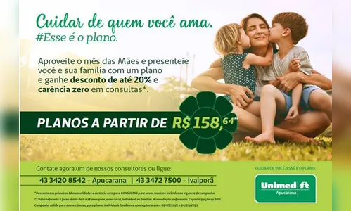 Unimed Apucarana lança ação promocional para o mês das Mães