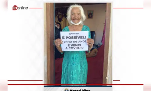 Vale do Ivaí: Idosa de 105 anos vence a Covid-19