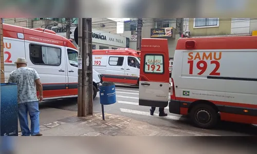 Viaturas do Samu em frente do Providência chamam atenção