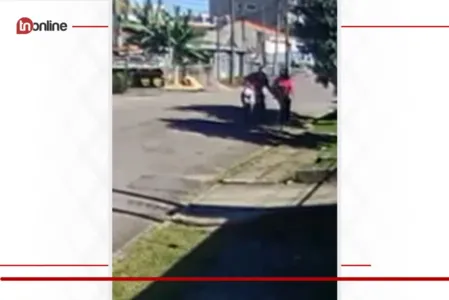 Vídeo mostra motociclista passando a mão em mulher no PR