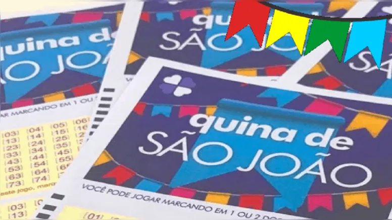 Imagem ilustrativa da notícia São João tem R$ 190 milhões de prêmio na Quina especial