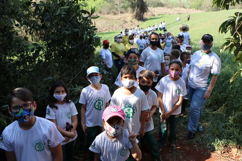 A visita faz parte do do projeto Fragmentos da Mata Atlântica