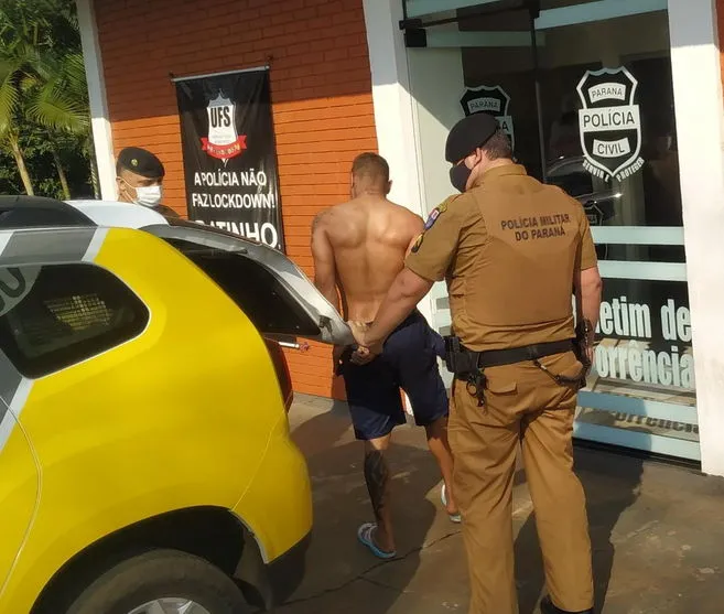 Acusado de roubo é preso pela PM de Apucarana