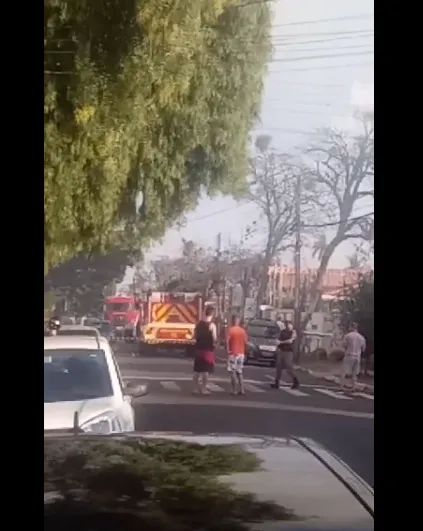 Bombeiros combatem incêndio próximo a Capela Municipal; veja