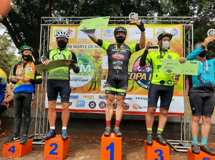 Ciclistas de Arapongas conquistam 11 medalhas na Copa Norte