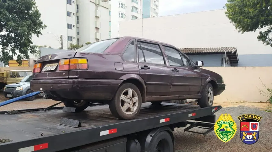Denúncia: PM de Arapongas recupera veículo furtado