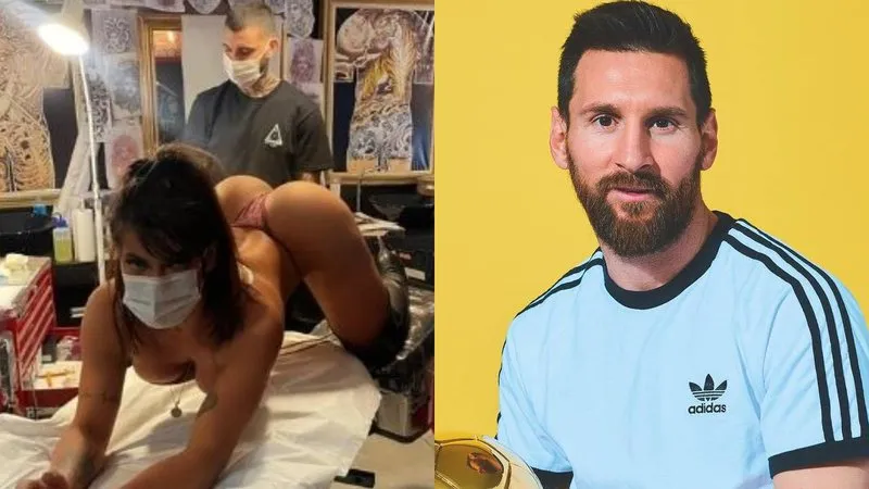 Miss Bumbum faz tatuagem anal em homenagem a Messi