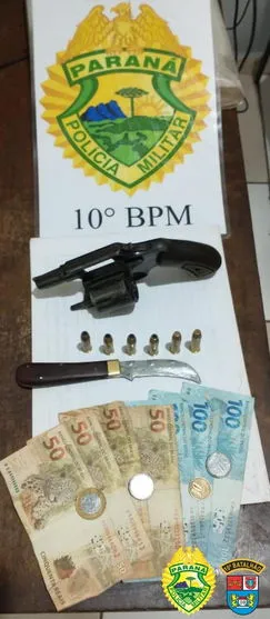 Motorista armado é preso após dar 'trabalho' à PM Apucarana