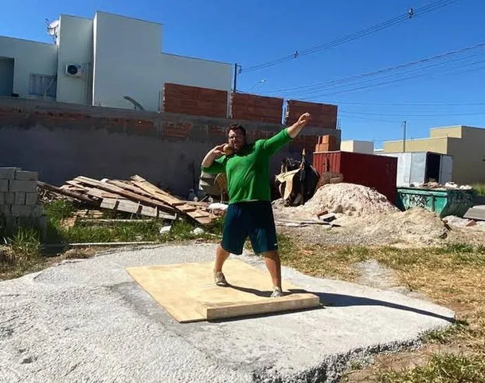 Olimpíadas: Darlan Romani treinou em terreno baldio