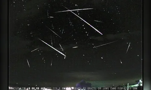 Chuva de meteoros poderá ser vista na madrugada desta quinta