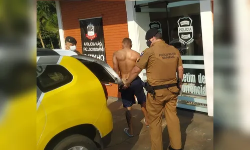 Acusado de roubo é preso pela PM de Apucarana