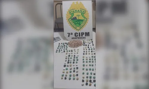 Adolescente é apreendido com 178 porções de maconha