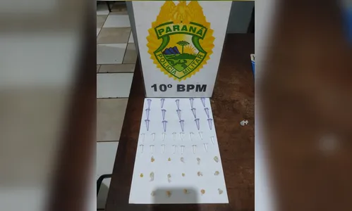 Adolescente é apreendido com crack e cocaína em Apucarana