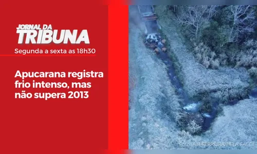 Apucarana registra frio intenso, mas não supera 2013