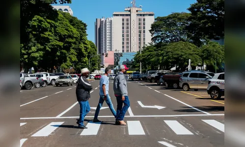 Apucarana renova sinalização horizontal de ruas e avenidas