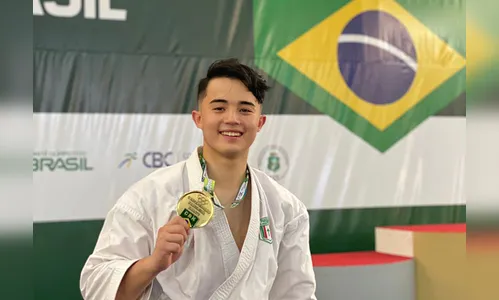 Atleta araponguense é campeão brasileiro de karatê