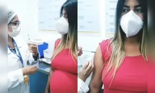 Bruna Surfistinha recebe segunda dose da vacina contra covid