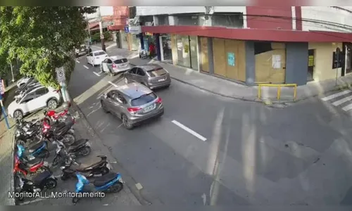 Câmera flagra momento em que pintor sofre descarga elétrica