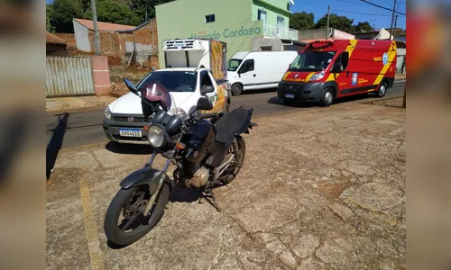 Casal fica ferido após batida em bairro de Apucarana