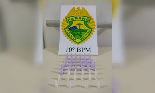 Cocaína é apreendida dentro de casa em Apucarana