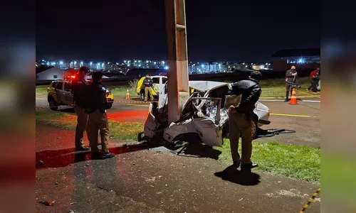 Colisão violenta resulta na morte de uma pessoa no Paraná