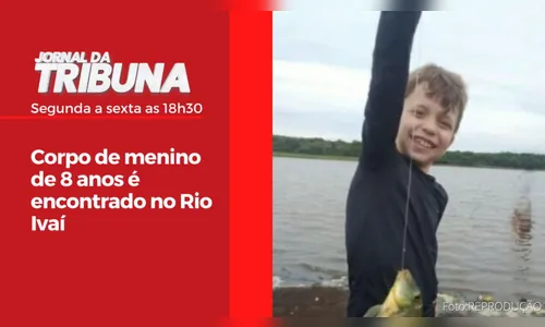 Corpo de menino de 8 anos é encontrado no Rio Ivaí