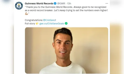 Cristiano Ronaldo ganha certificado do Guinness