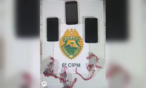 Homem é flagrado tentando jogar celulares para dentro da CP