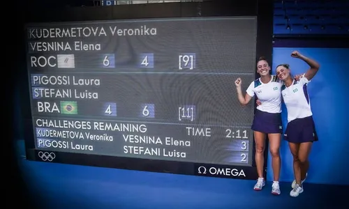 Dupla brasileira ganha bronze inédito no tênis