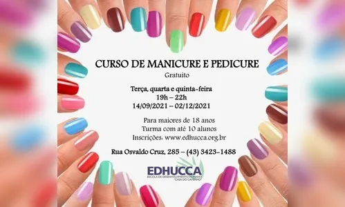 Edhucca lança curso gratuito de manicure e pedicure
