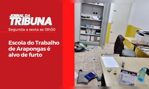 Escola do Trabalho de Arapongas é alvo de furto