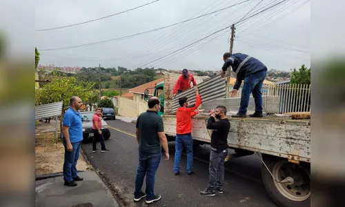 Famílias afetadas pelo temporal em Jandaia recebem ajuda
