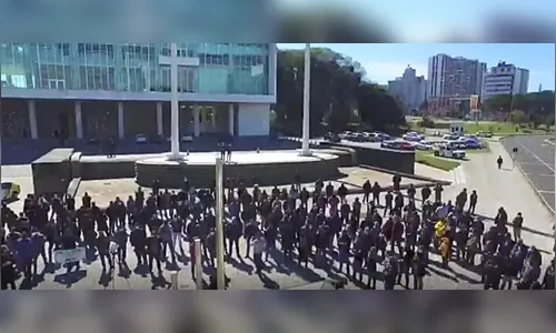 Forças de segurança protestam por reajuste salarial