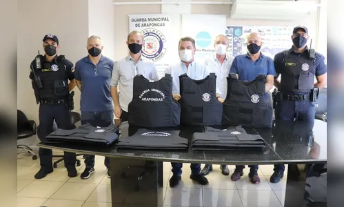 GM de Arapongas recebe 72 coletes balísticos