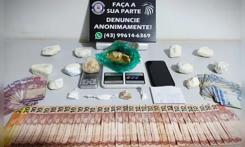 GM prende homem com grande quantidade de drogas em Arapongas