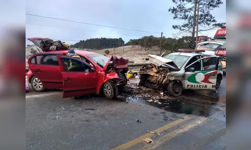 Gelo na pista provoca acidente fatal em Santa Catarina