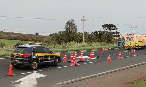 Grave acidente na BR-376 deixa vítima fatal