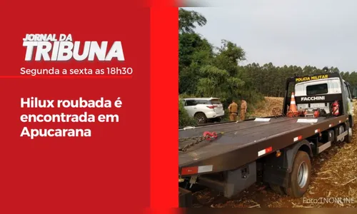 Hilux roubada é encontrada em Apucarana