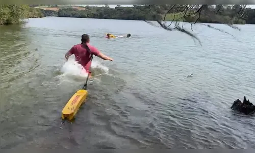 Homem fica submerso por 20 minutos antes de ser socorrido