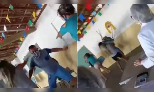 Homem leva amante para se vacinar e encontra esposa na fila