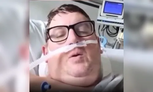 Homem pega covid e se arrepende de não ter se vacinado; veja