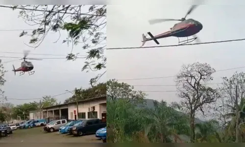 Homens rendem piloto de helicóptero e tentam resgatar preso