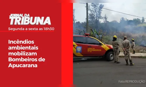 Incêndios ambientais mobilizam Bombeiros de Apucarana