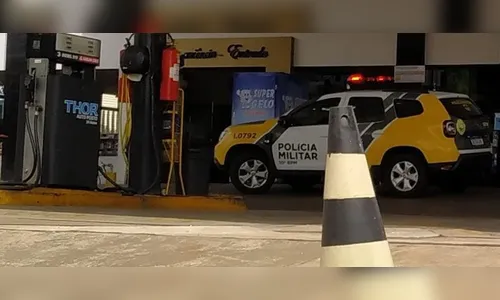 Ladrão rouba mais de R$ 30 mil de posto em Apucarana; vídeo
